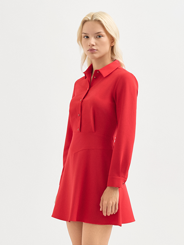 Kadın Kırmızı Elbise