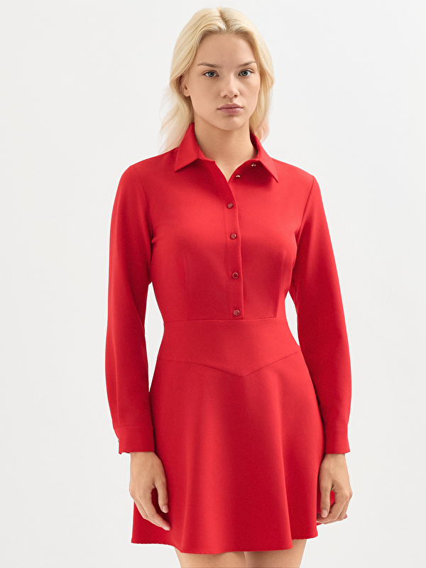 Kadın Kırmızı Elbise