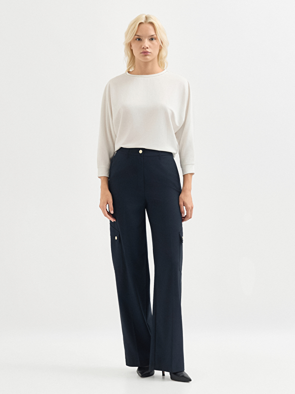 Kadın Lacivert Pantolon