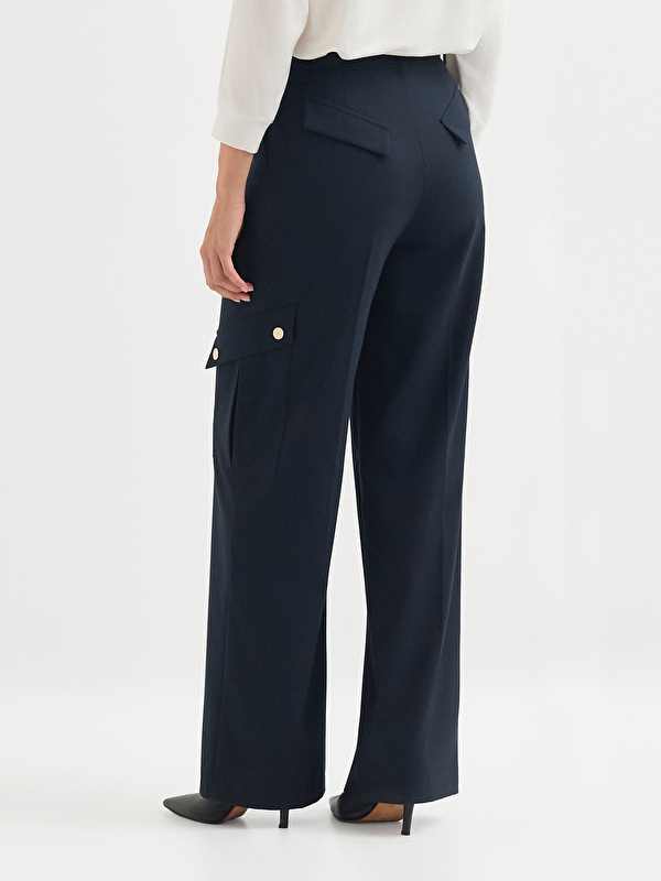 Kadın Lacivert Pantolon