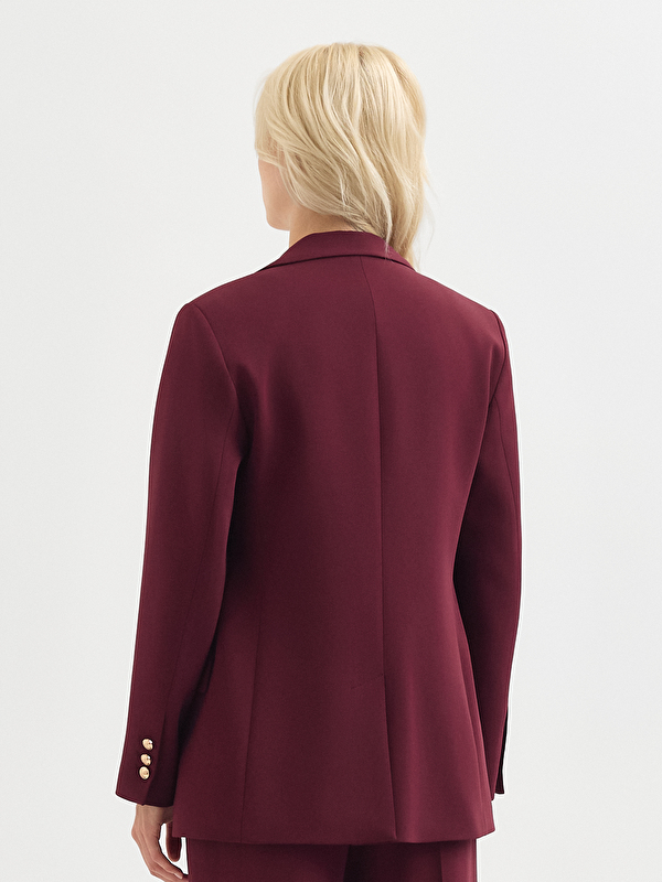 Kadın Bordo Ceket
