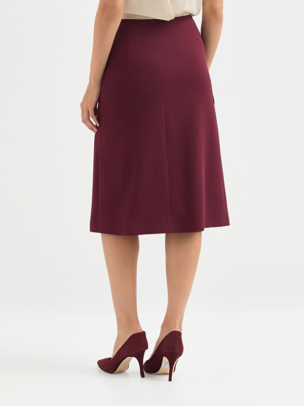 Kadın Bordo Etek