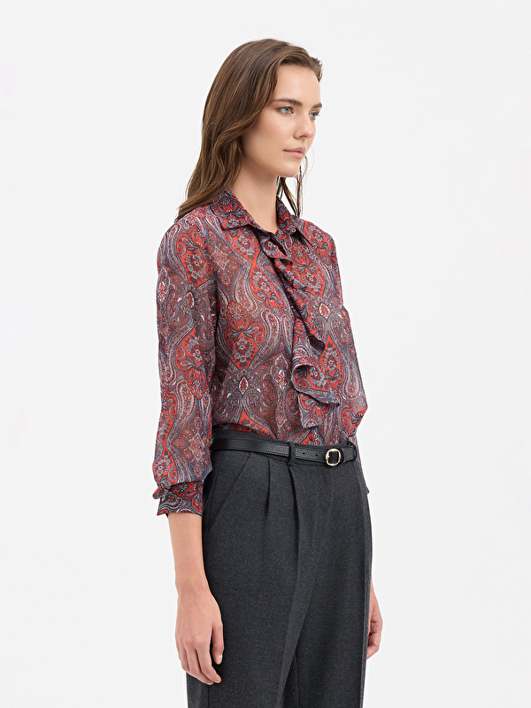 Kadın Kırmızı Gömlek