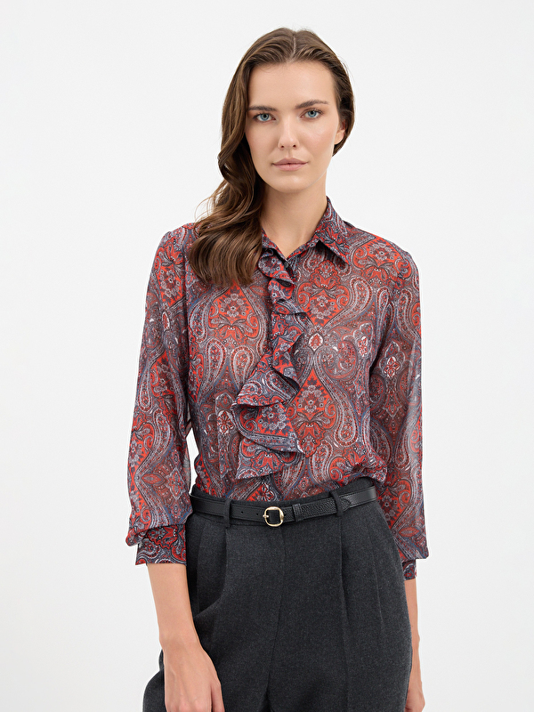 Kadın Kırmızı Gömlek