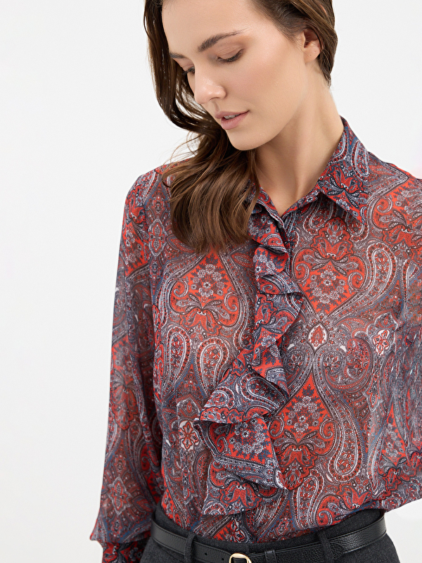 Kadın Kırmızı Gömlek