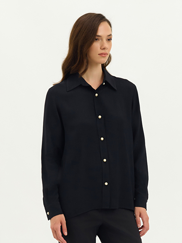 Kadın Siyah Gömlek