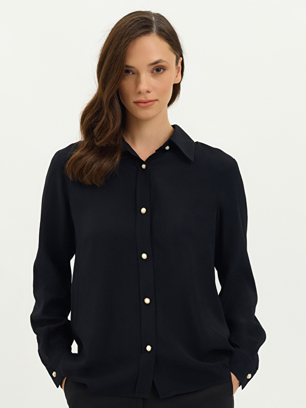 Kadın Siyah Gömlek