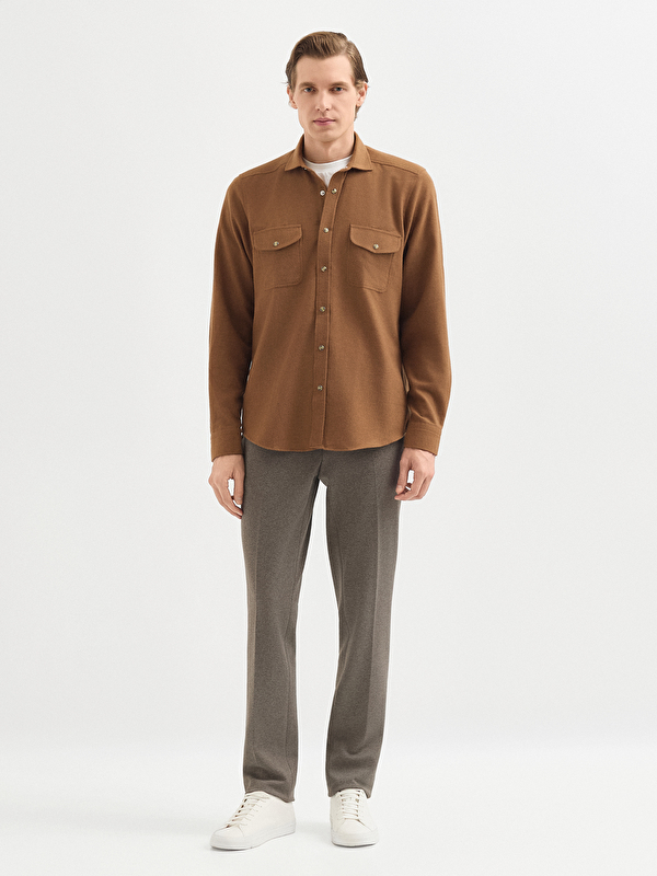 Erkek Camel Gömlek