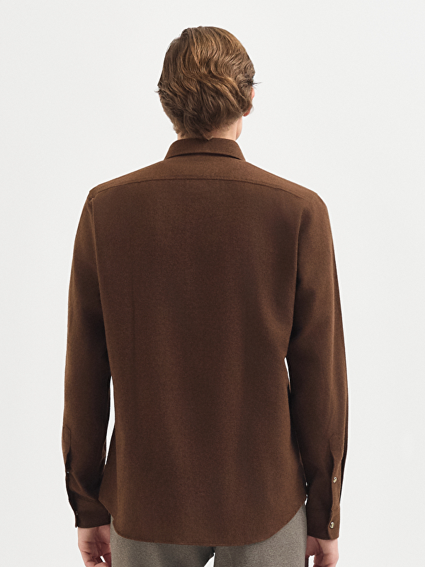Erkek Kahve Gömlek