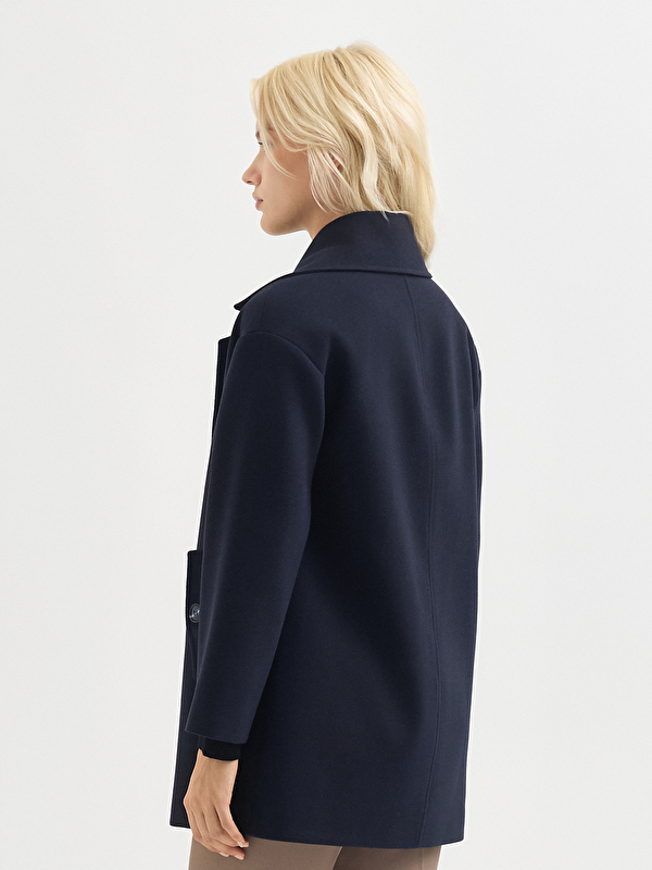 Kadın Lacivert Kaban