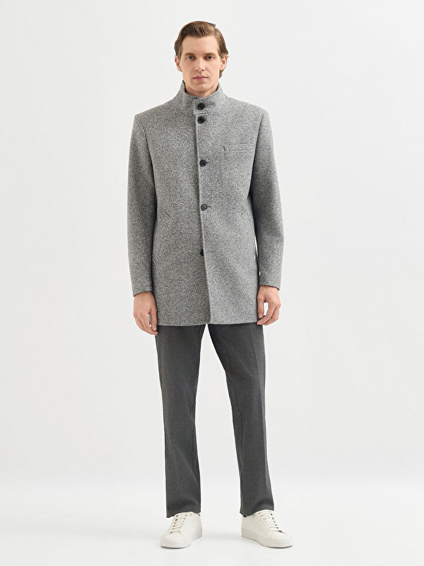 Erkek Gri Mont
