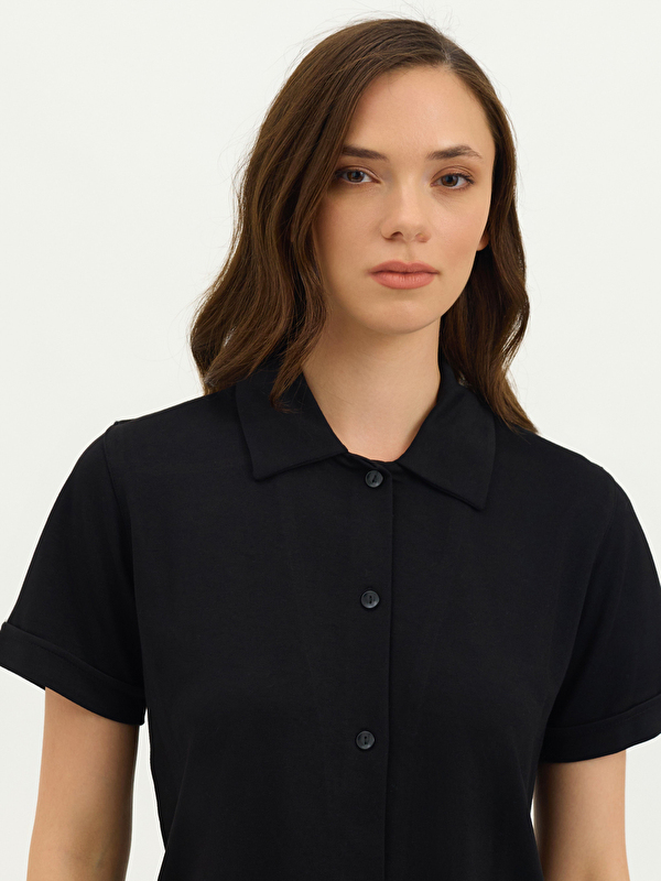 Kadın Siyah Gömlek