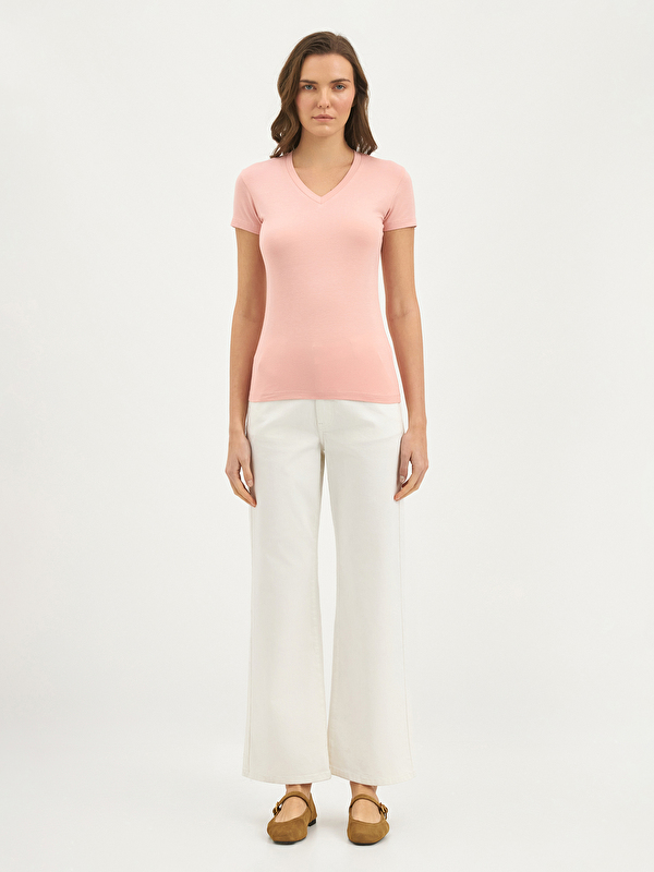 Kadın Pembe Tişört