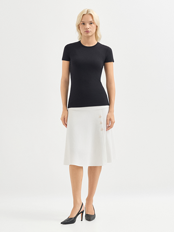 Kadın Siyah Tişört