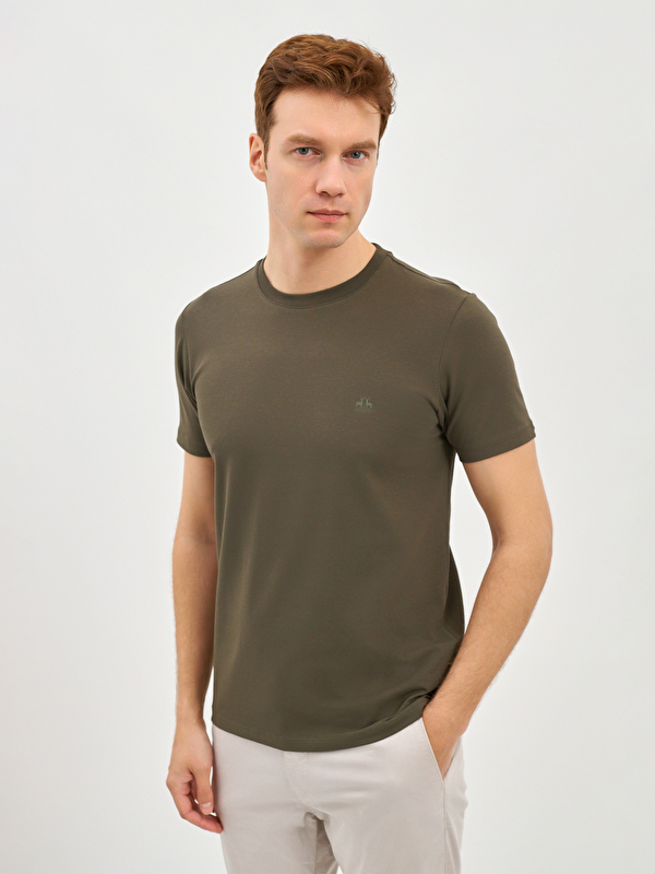 Erkek Haki Tişört