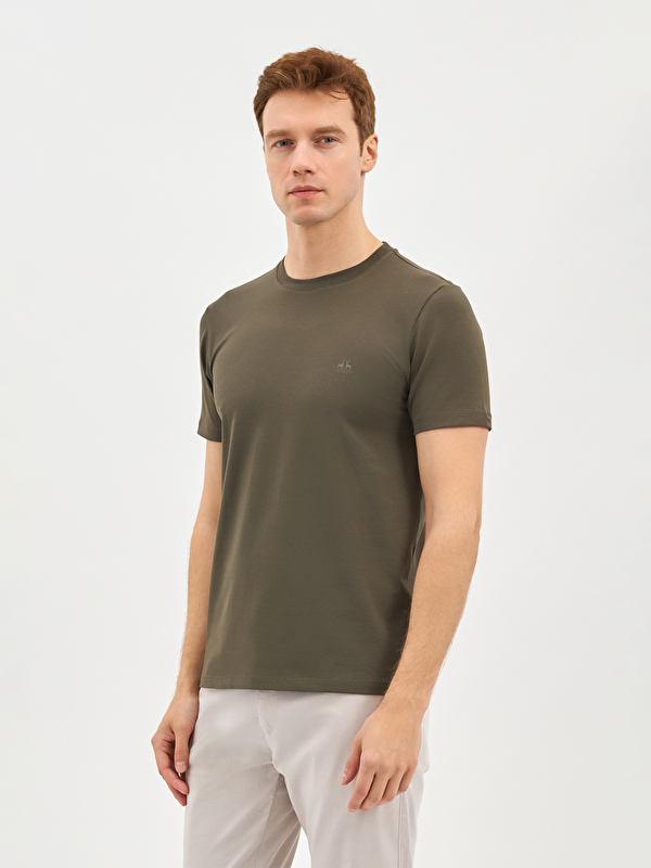 Erkek Haki Tişört