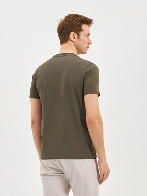Erkek Haki Tişört