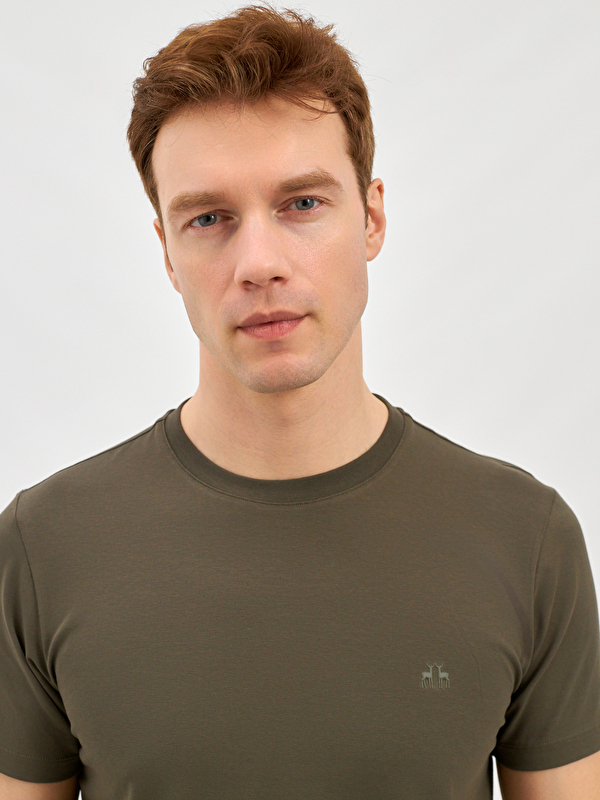 Erkek Haki Tişört