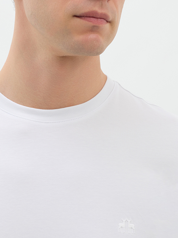 Erkek Beyaz Tişört
