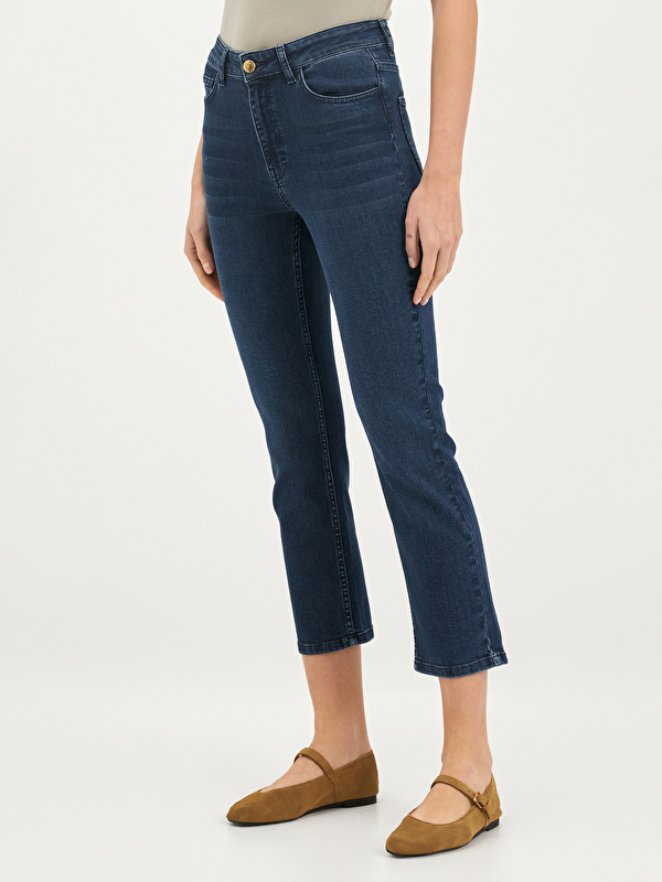 Kadın Lacivert Jean