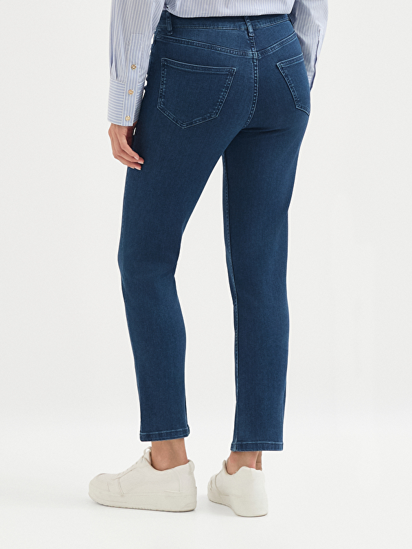 Kadın Lacivert Jean