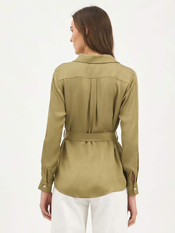 Kadın Yeşil Gömlek