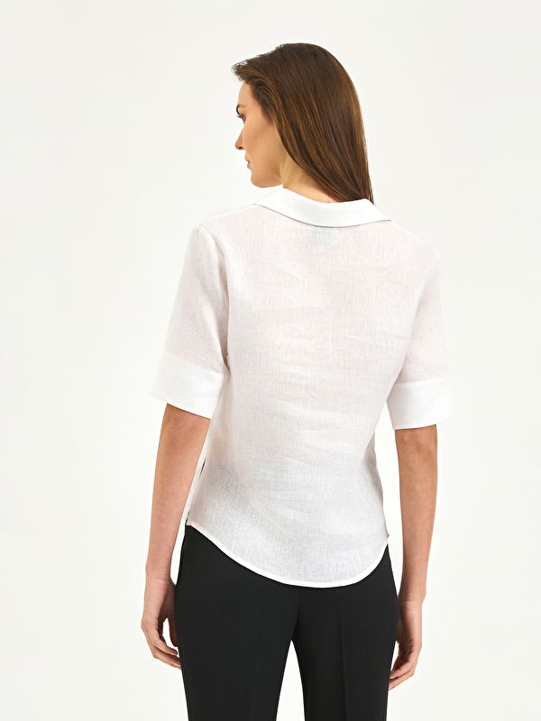 Kadın Beyaz Gömlek