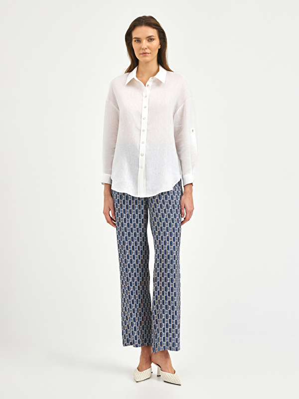 Kadın Beyaz Gömlek