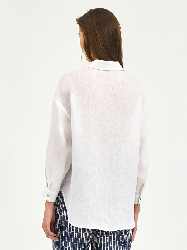 Kadın Beyaz Gömlek