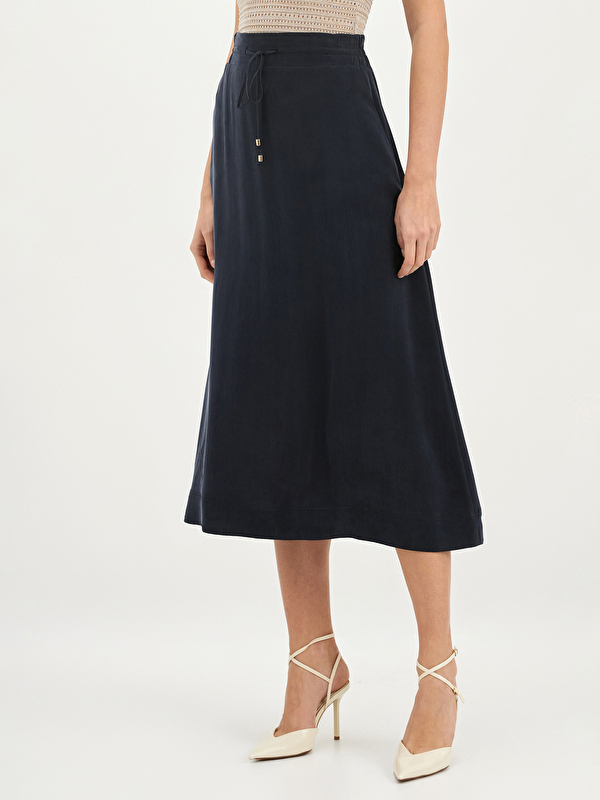 Kadın Lacivert Etek