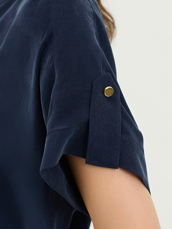 Kadın Lacivert Bluz