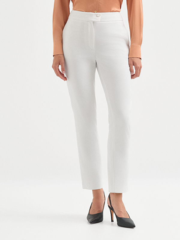 Kadın Beyaz Pantolon