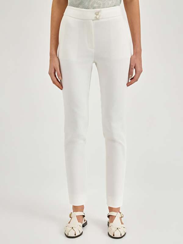 Kadın Beyaz Pantolon