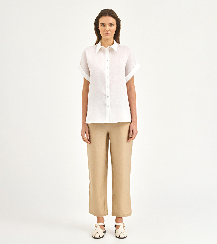 Kadın Beyaz Gömlek