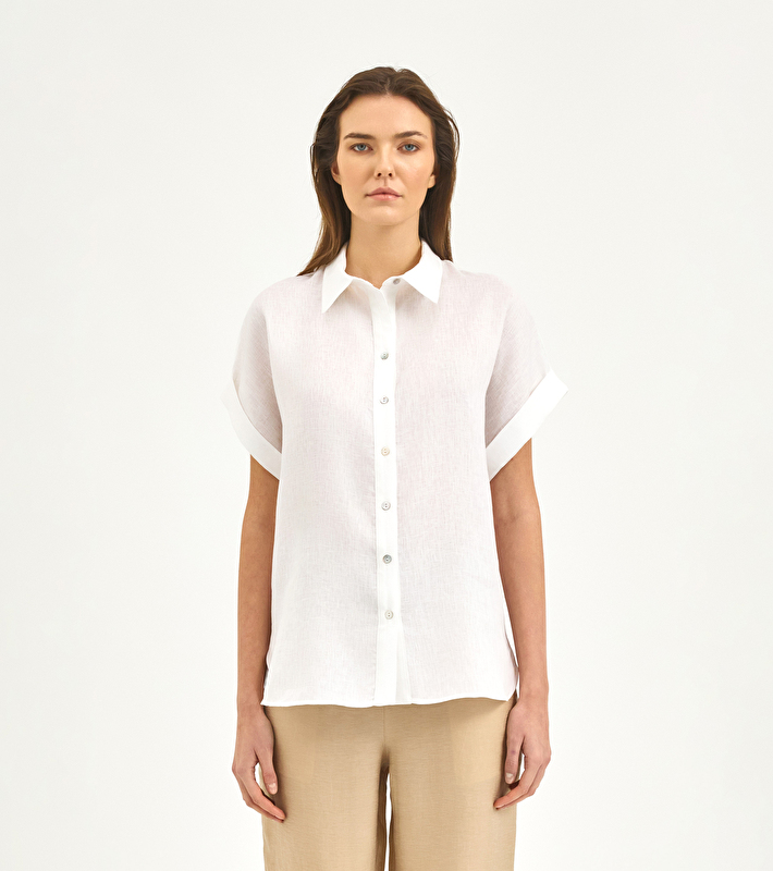 Kadın Beyaz Gömlek