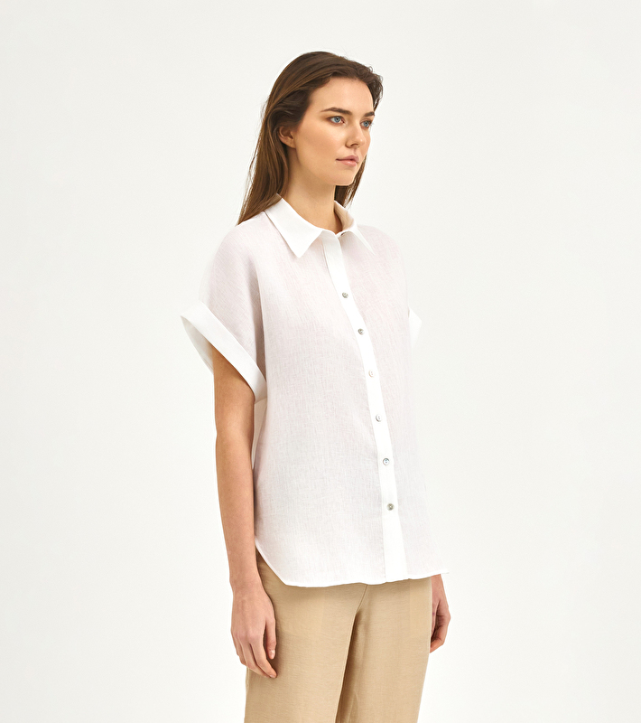 Kadın Beyaz Gömlek