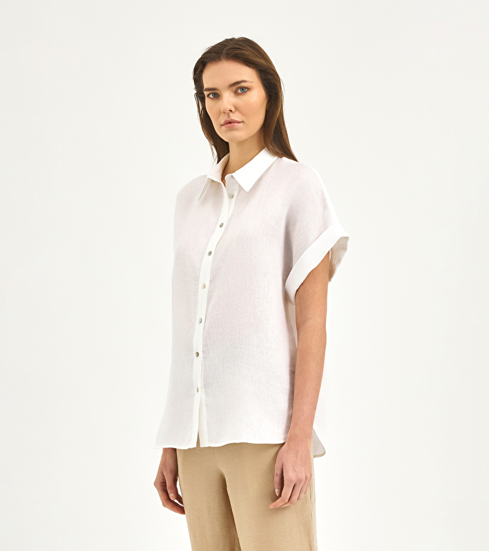 Kadın Beyaz Gömlek