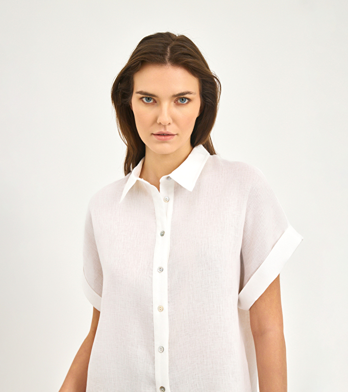Kadın Beyaz Gömlek