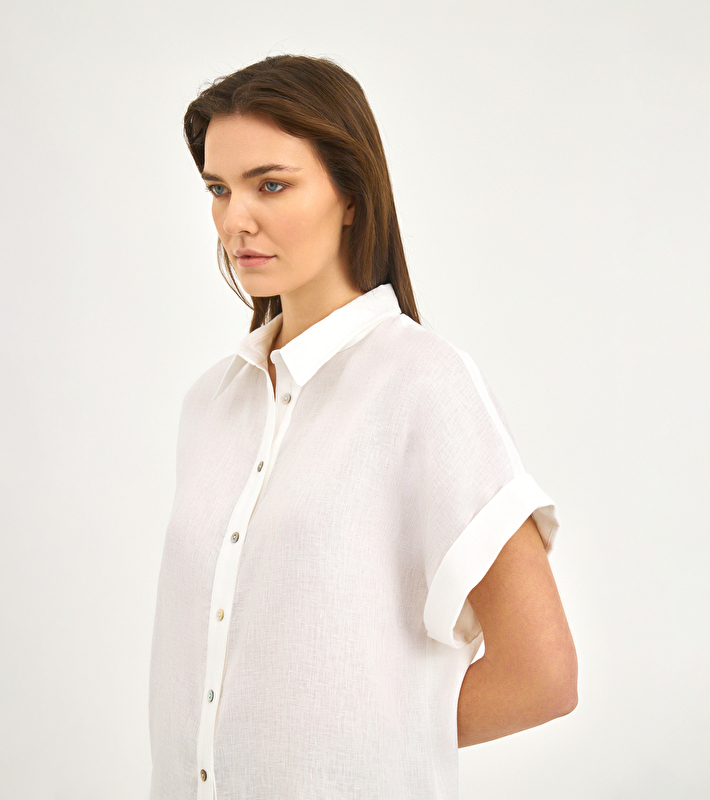 Kadın Beyaz Gömlek