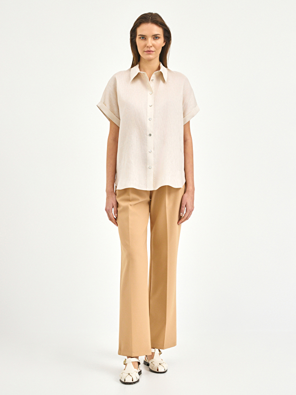 Kadın Bej Gömlek