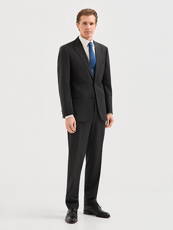 Erkek Antrasit Takım Elbise