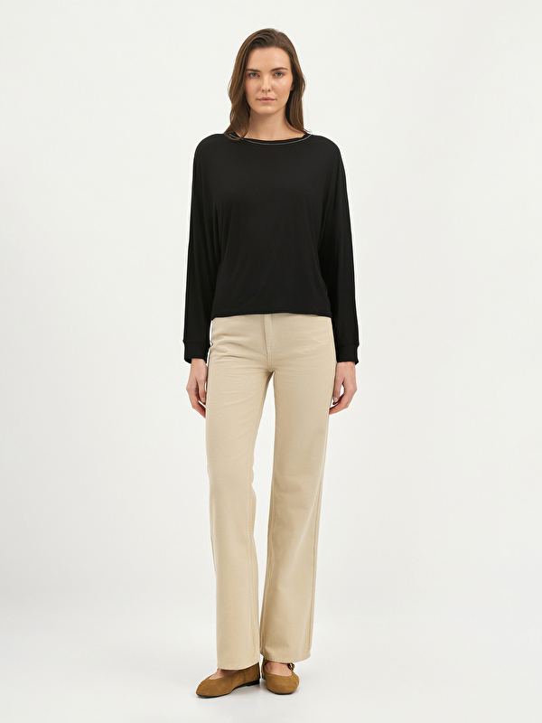 Kadın Siyah Tişört