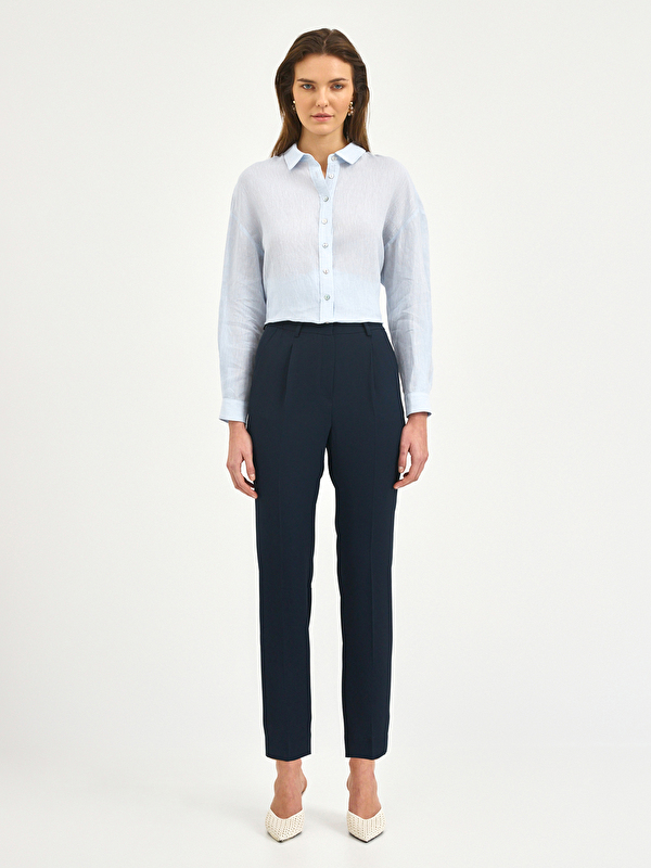 Kadın Lacivert Pantolon