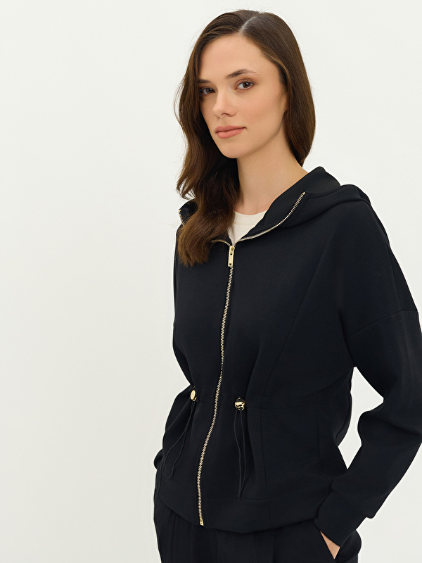 Kadın Siyah Sweatshirt