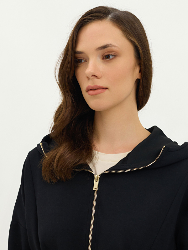 Kadın Siyah Sweatshirt