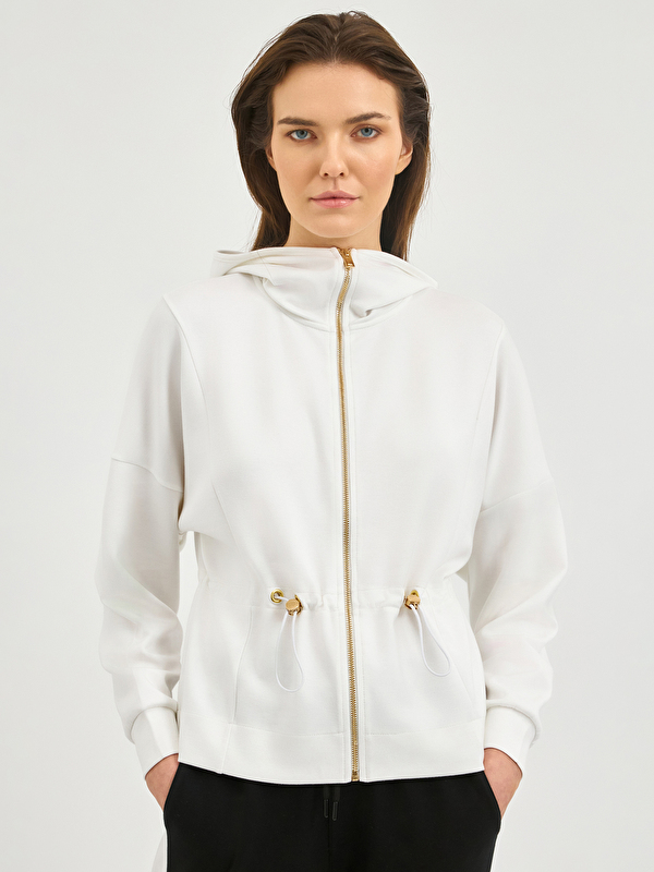 Kadın Ekru Sweatshirt