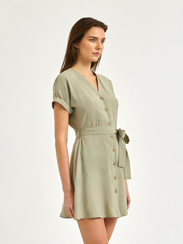 Kadın Yeşil Elbise