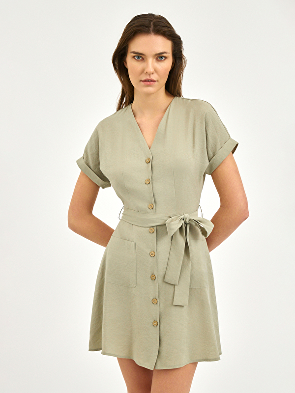 Kadın Yeşil Elbise