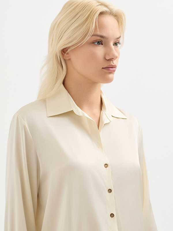 Kadın Bej Gömlek
