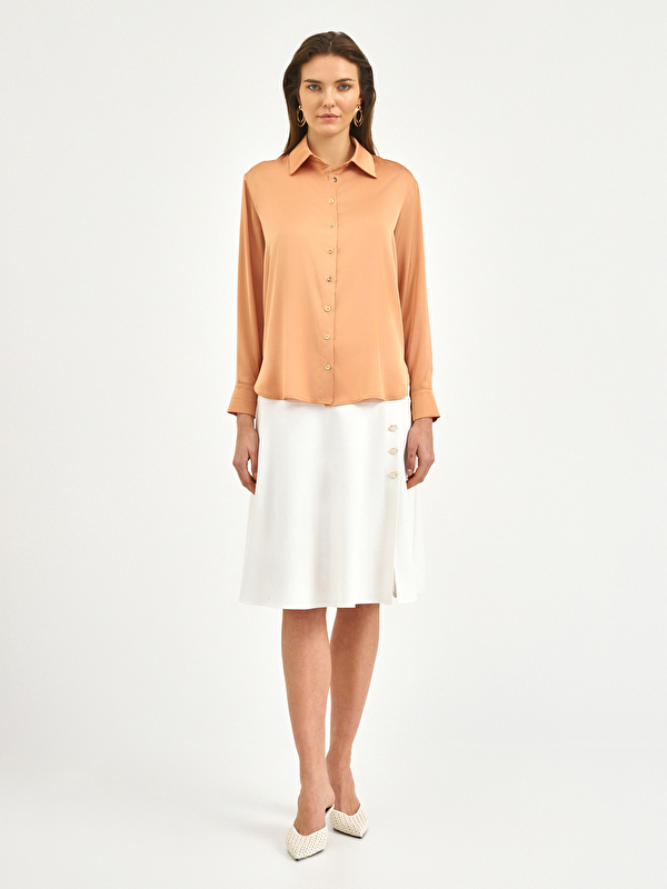 Kadın Kiremit Gömlek